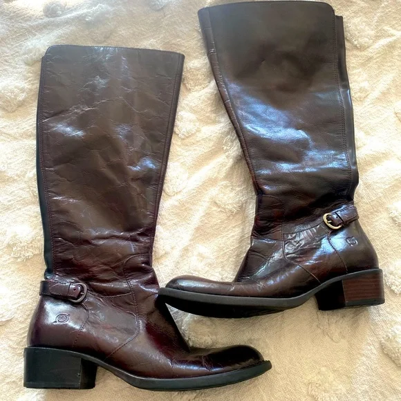 Born Leather Boots 8M EUC Born | Shoes | Born Leather Boots 8m Euc | Poshmark main image 2